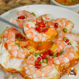 ข้าวไข่ดาวกุ้ง M (กุ้ง6-7ตัว) M