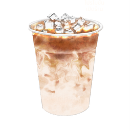 กาแฟคาปูชิโน่  เย็น