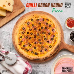 Bacon Chilli Nacho 14"