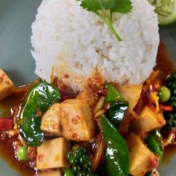 ข้าวหน้าผัดฉ่าหมูยอ