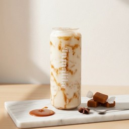 Iced caramel milk