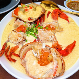 ไข่ตุ๋นปูไข่นึ่งนมสด 2 ตัว