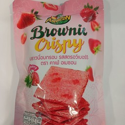 บราวนี่อบกรอบสตอเบอร์รี่