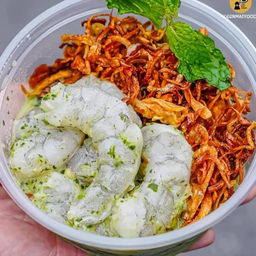 กุ้งคุกหอมเจียว น้ำจิ้มซีฟู้ด 10 ตัว