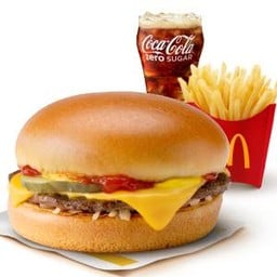 [อร่อยซ่ากับโค้ก] ชุดชีสเบอร์เกอร์ (XL)