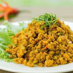 กุ้งทะเลคั่วกลิ้ง