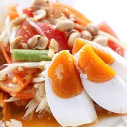 ตำไทยไข่เค็ม