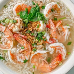 ข้าวต้มกุ้ง (8-9ตัว) M