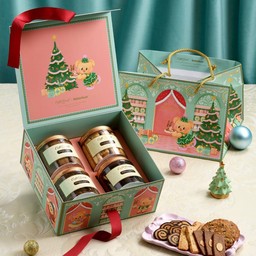 เซ็ทของขวัญคุกกี้รวมรส (4 กระปุก)