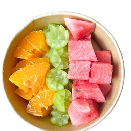 ส้มฮันนี่เมอร์คอท+องุ่นไซมัส+แตงโม