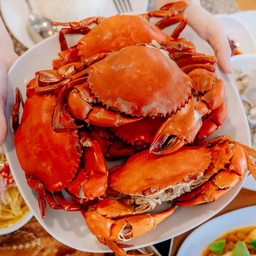 ปู่ไข่นึ่ง 6 ตัวพร้อมทาน