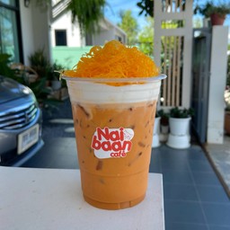 ชาไทยครีมชีสฝอยทอง