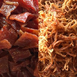 หมูเค็ม+หมูฝอย