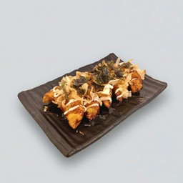 [LM] เกี๊ยวซ่าทอดกรอบ หน้าทาโกะยากิ 5 ชิ้น