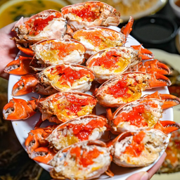 ปูไข่นึ่งจัมโบ้ 6ตัว