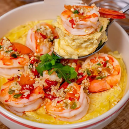 ไข่ตุ๋นกุ้ง