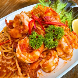สปาเก็ตตี้กุ้ง