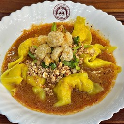 เกี๊ยวยักษ์ต้มยำมะนาวหมูสับ