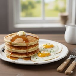 Sean coffee and pancake