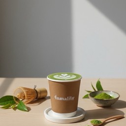 Hot matcha lette