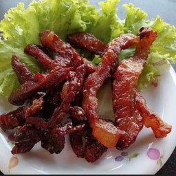 เนื้อแดดดเดียวทอด