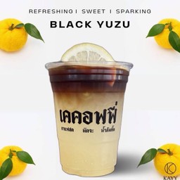 Iced Black Yuzu Soda ( D )