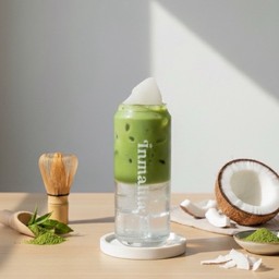 Creamy coconut Matcha