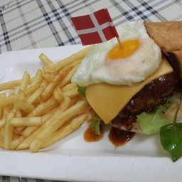 ชุดเบอร์เกอร์ไก่บาร์บีคิว ( Full set )