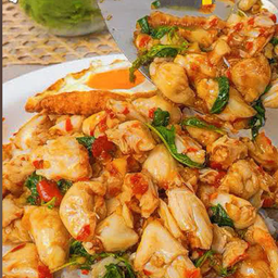 ผัดกะเพราปูล้น L