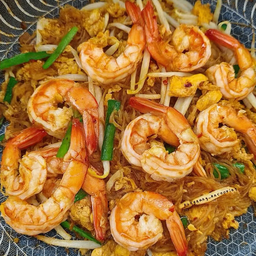 ผัดไทยกุ้งสด