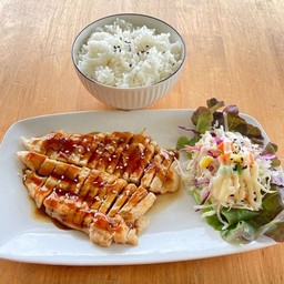 ข้าวหน้าไก่ย่างราดซอสเทริยากิ