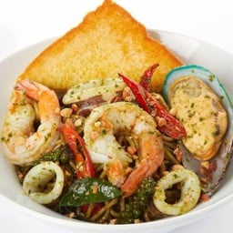 สปาเก็ตตี้เพสโต้ทะเล