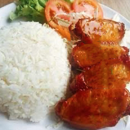 ข้าวไก่นิวออลีน 4 ปีก