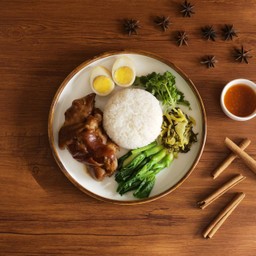 ข้าวคากิ+ไข่พะโล้