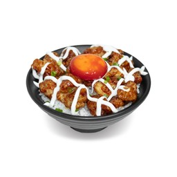 ข้าวหน้าไก่กรอบเทริยากิ (ข้าวญี่ปุ่น)