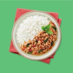 กระเพราหมูสับ