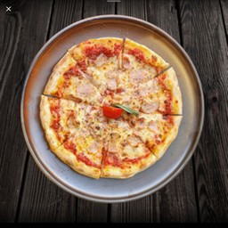 [อร่อยซ่ากับโค้ก] พิซซ่าเบคอน8นิ้ว +  โค้ก ออริจินัล (กระป๋อง)