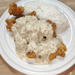 ไก่ทอดซอสหัวหอมxเทอริยากิxชีสดิปxกลิ่นเห็ดทรัฟเฟิล