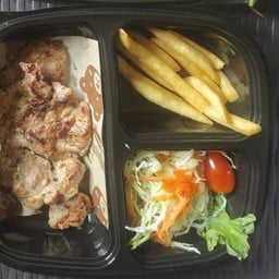 สเต็กหมูซอสเทอริยากิ