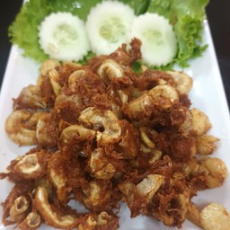 ใส้ตันทอดกระเทียม