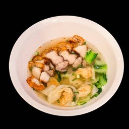 เกี๊ยวกุ้ง หมูกรอบฮ่องกง น้ำใส 🔆🍲