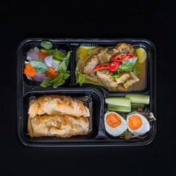 แกงเขียวหวานเนื้อ+โรตี