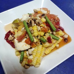 ตำข้าวโพดไข่เค็ม