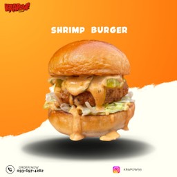 Shrimp Burger เบอเกอร์กุ้ง