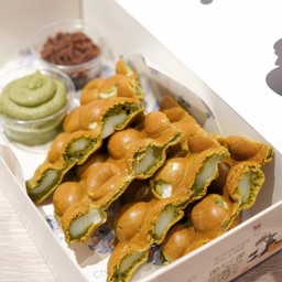 ✨ วาฟเฟิลมัทฉะโมจิหนึบ 💚🍡