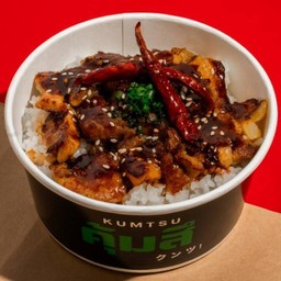 ข้าวหน้าหมูย่างซอสหม่าล่า