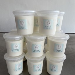 3 ถ้วย เต้าฮวยมะพร้าวอ่อน  (พุดดิ้ง)ใช้เนื้อและน้ำมะพร้าวอ่อนอัมพวา ไม่ใส่สารกันเสีย