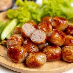 หมูผสมข้าวไม่เปรี้ยว + หมูปสมวุ้นเส้นเปรี้ยว