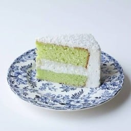 Pandan Coconut Cake