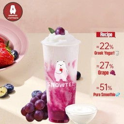 สมูทตี้โยเกิร์ตองุ่น (โพรไบโอติก)Probiotic Grape Yogurt Smoothie